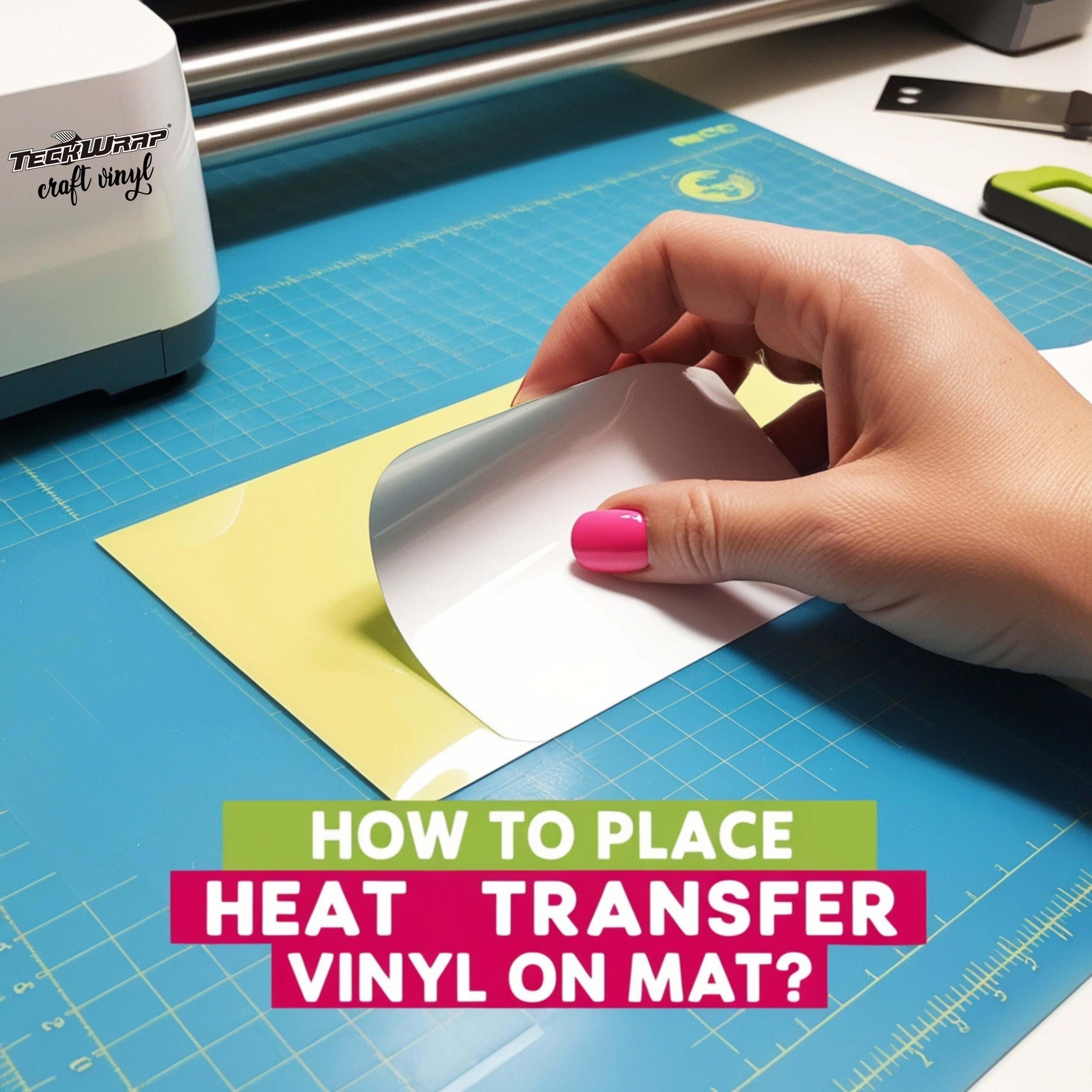 How To Place Heat Transfer Vinyl On Mat?