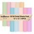 001M Pastel Color Sheets Pack