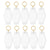 Motel Keychains Blanks 10pcs Clear