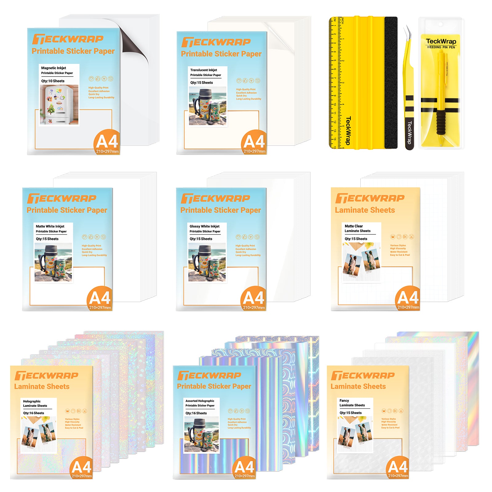 Printable Sticker Paper Bundle
