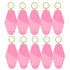Motel Keychains Blanks 10pcs Barbie Pink