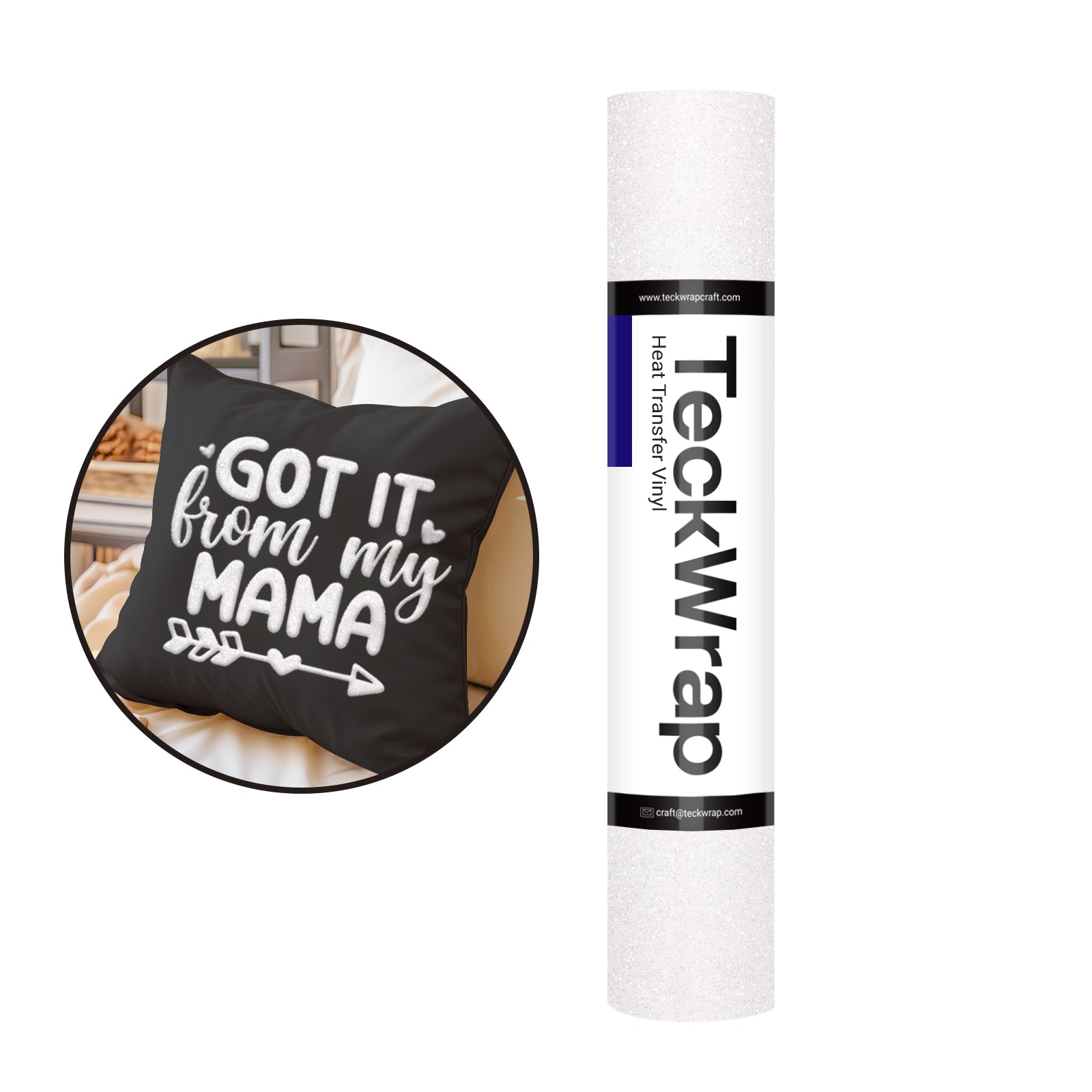 Glitter Puff Heat Transfer Vinyl