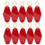 Motel Keychains Blanks 10pcs Red