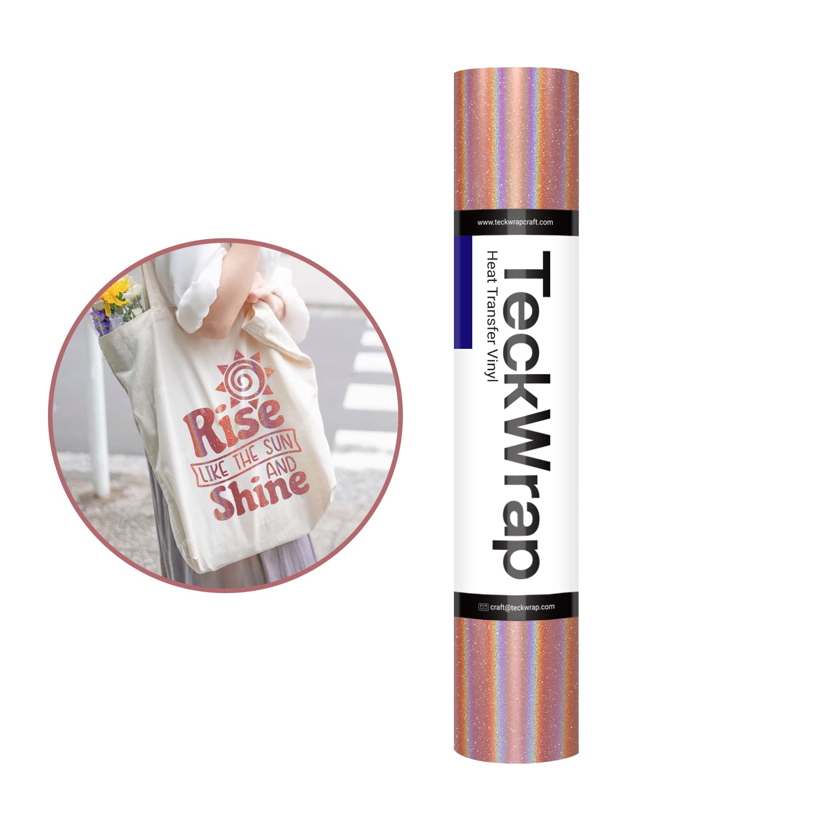 Holographic Shimmer Heat Transfer Vinyl