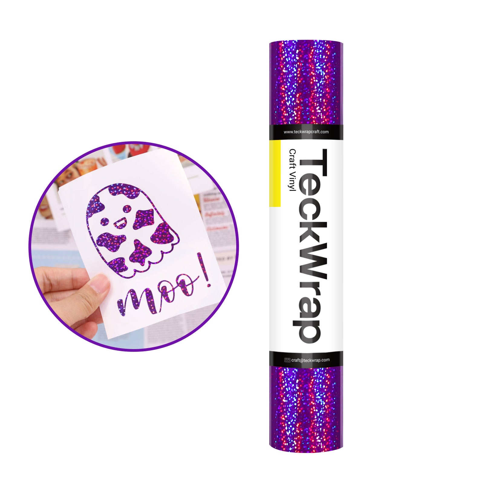 Holographic Sparkle Craft Vinyl
