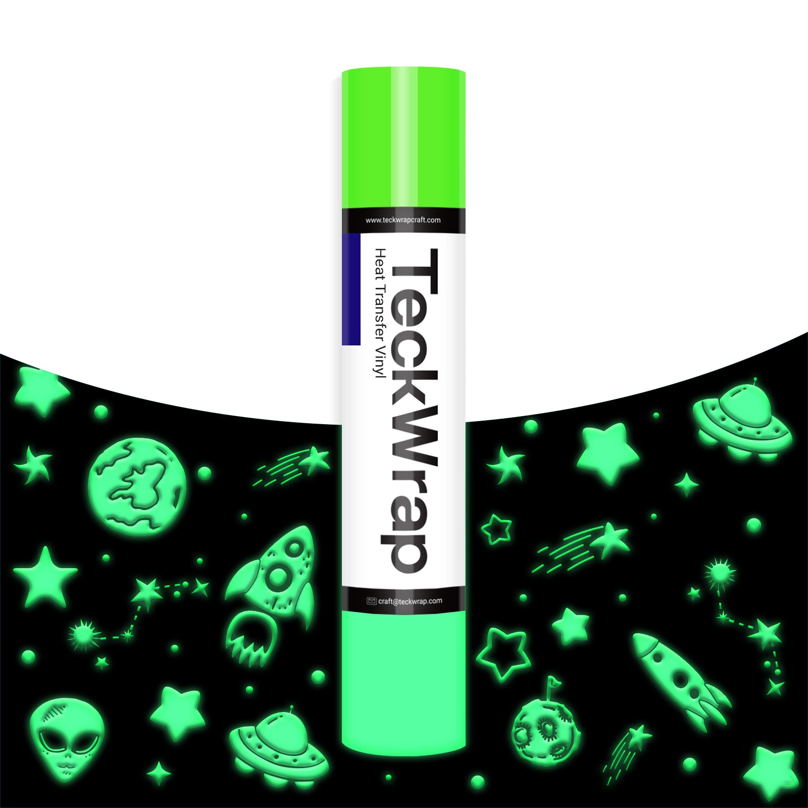 Glow in the Dark Puff Heat Transfer Vinyl