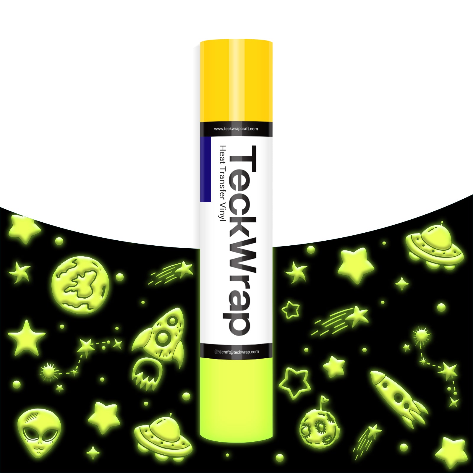 Glow in the Dark Puff Heat Transfer Vinyl