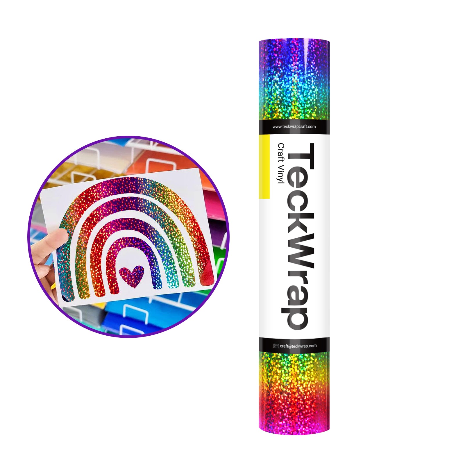 Holographic Sparkle Craft Vinyl