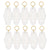Motel Keychains Blanks 10pcs Glitter