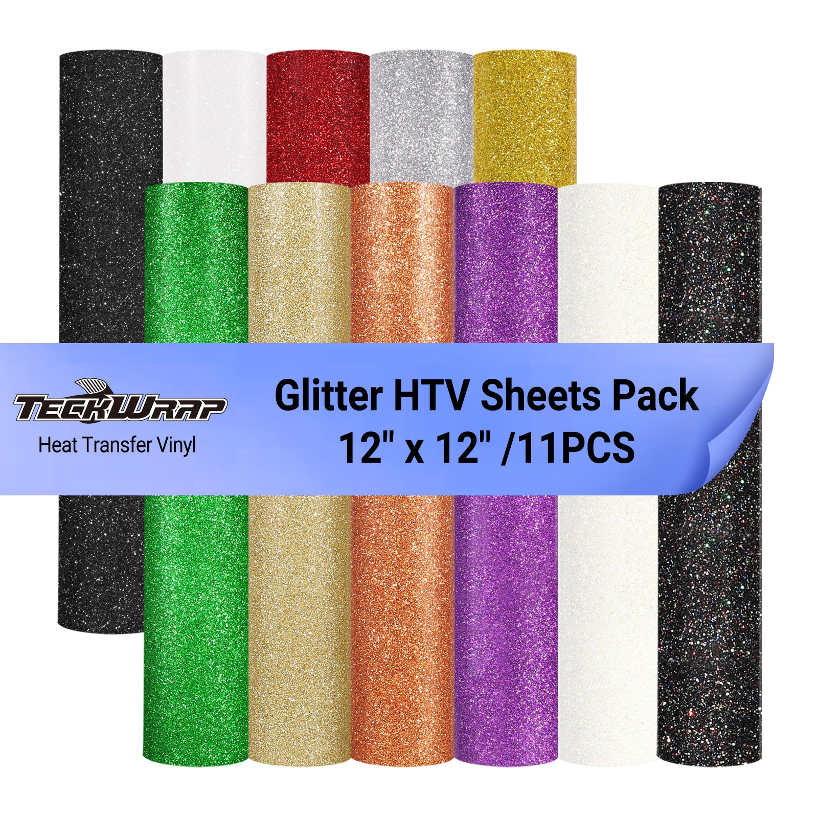 Paquete de hojas de HTV brillante 